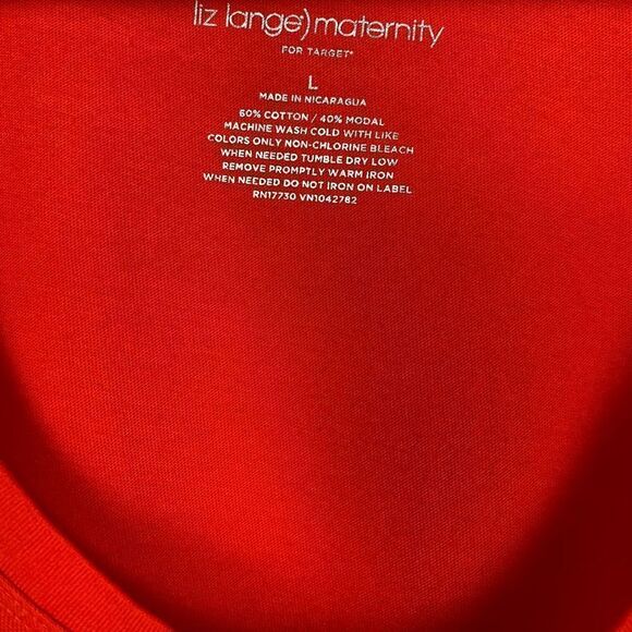 Maternity Tops size Large Short Sleeve Bundle of 5 Shirts - Picture 3 of 11